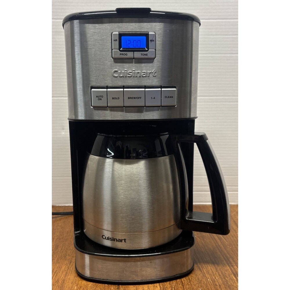 Cuisinart DCC-3850TG 12-Cup Programmable Thermal Coffeemaker  Silver